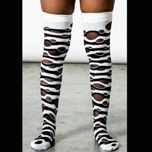 NEW WITH TAGS KillStar 'Wretched Soul Knee High Socks'